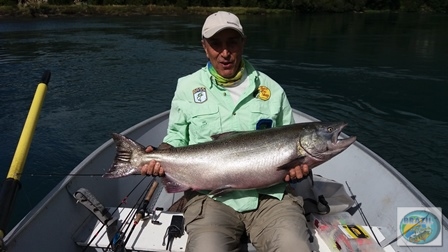 Fotos da pesca esportiva em Chaiten no Chile